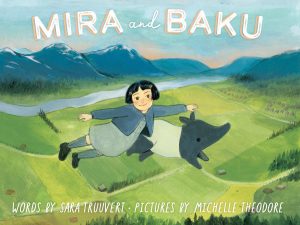 Book cover art for Mira and Baku.