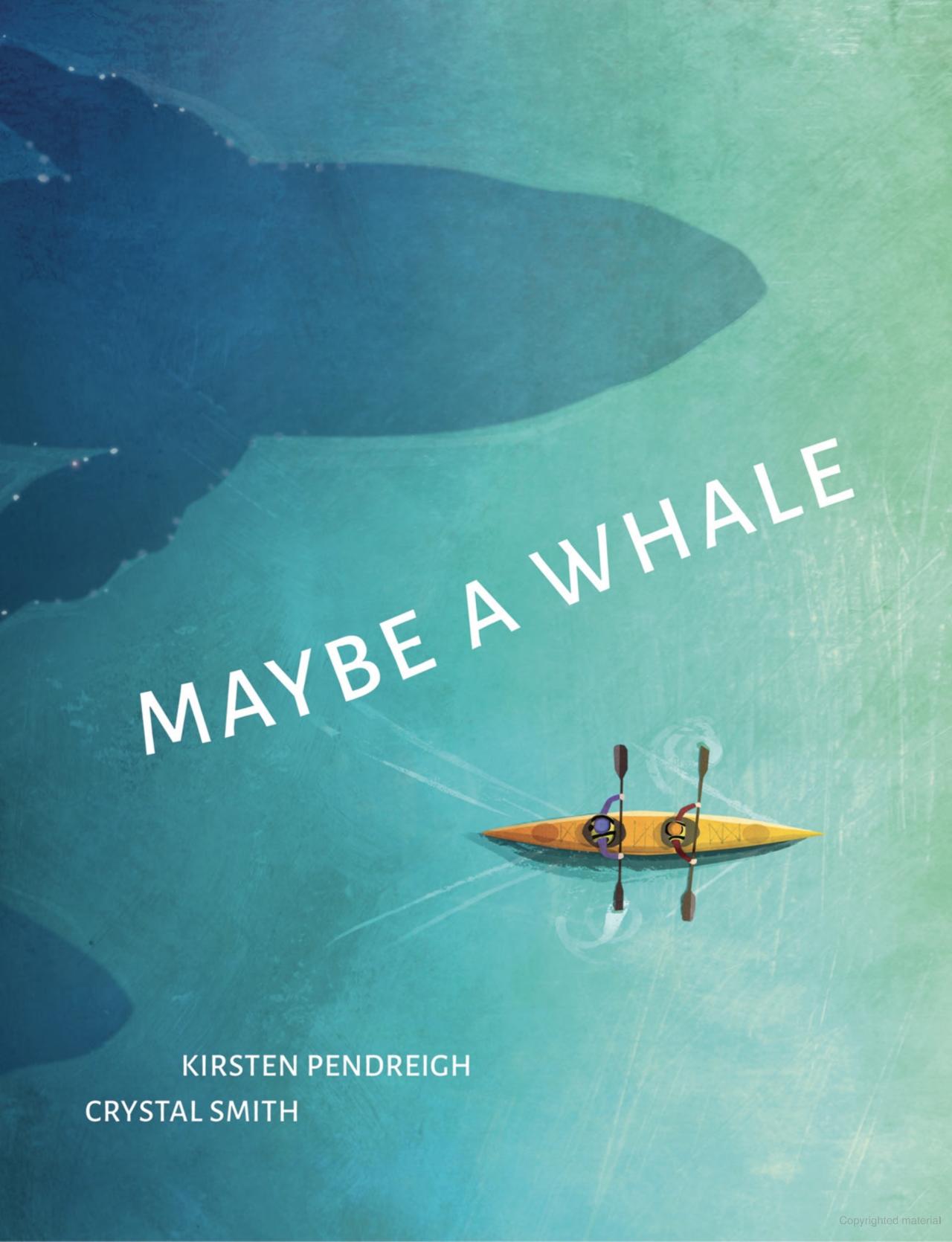 Book cover art for Maybe a Whale.